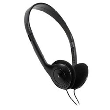 Economical Adjustable Headphones; 4ft Cord